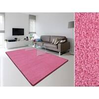 Velours-Teppich Floordirekt STEP Dynasty Velours Pink Polypropylen 1000 x 2500 mm