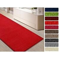 Velours-Teppich Floordirekt STEP Dynasty Velours Rot Polypropylen 660 x 1000 mm