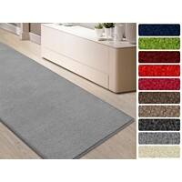 Velours-Teppich Floordirekt STEP Dynasty Velours Silbergrau Polypropylen 660 x 1000 mm