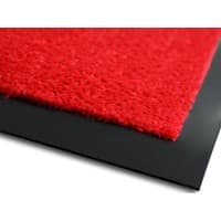 Fußmatte Sky Monochrom Rot Polyamid, High-Twist-Nylon 900 x 1200 mm