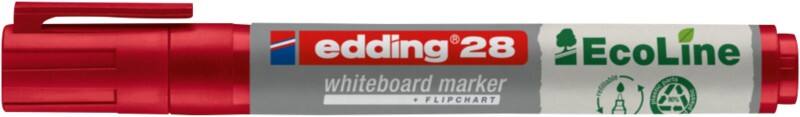 edding 28 Non-permanent Whiteboard-Marker Rot Mittel Rundspitze 3 mm