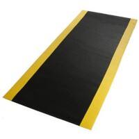 etm Anti-Ermüdungsmatte Dyna-Protect Diamond Schwarz, Gelb 90 x 150 cm