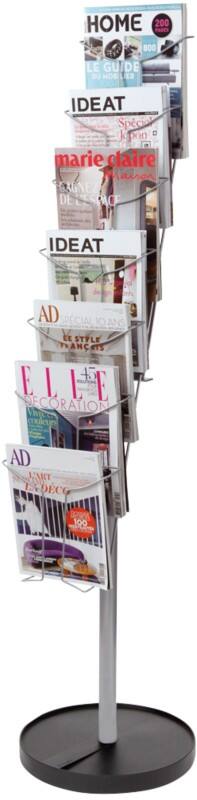 Alba DDFIL7S A4 Prospektständer Silber DDFIL7S 1.150 mm (H)