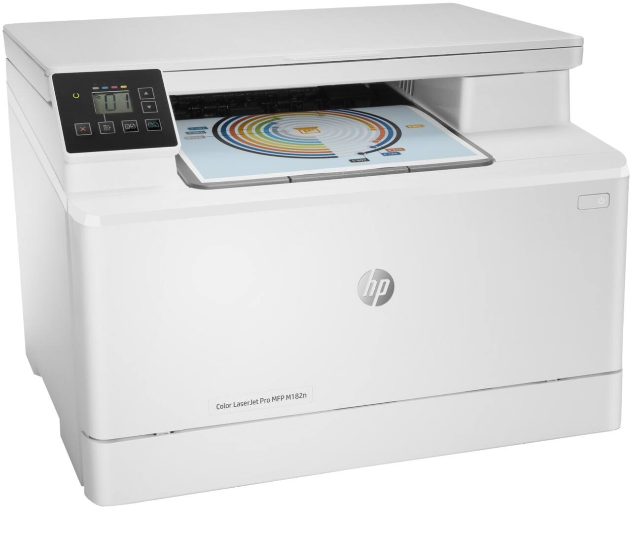 HP LaserJet Pro M182n Farb Laser Multifunktionsdrucker DIN A4 Weiß 7KW54A#B19