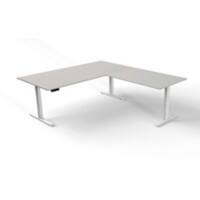 Kerkmann Sitz-Stehschreibtisch 2.000 x 1.000 x 720 mm Lichtgrau