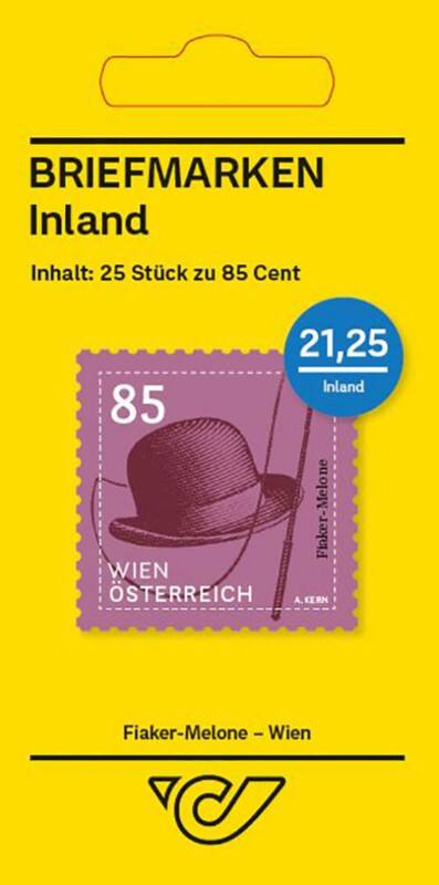 Post Ag Osterreichische Post Briefmarken Fiaker Melone Wien 25 Stuck Viking Direkt At