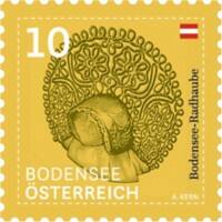 Post AG/Österreichische Post Briefmarken 10 ct Österreich 50 Stück Bodensee-Radhaube Selbstklebend