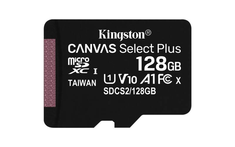 Kingston Canvas Select Plus MicroSDXC Speicherkarte 128 GB Klasse 10