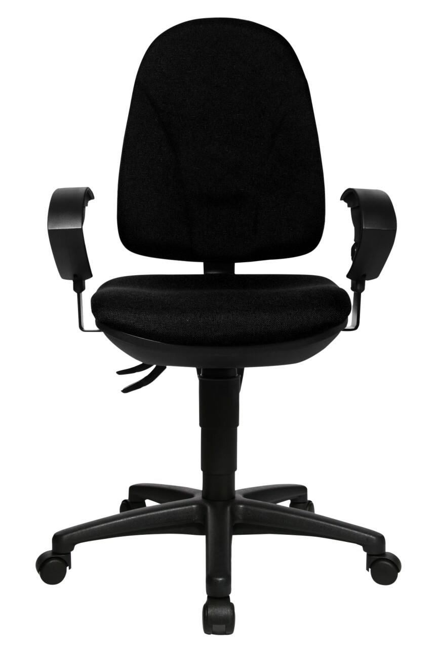 TOPSTAR Besucherstuhl Point 30 Stoff Schwarz