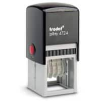 Trodat Date Stamp Printy 4724 Black 6.3 x 5.9 x 11.7 cm