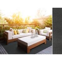 Outdoor-Teppich Casa Pura Catania Dunkelgrau Vinyl, Polyester 1200 x 1800 mm