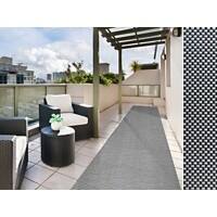 Outdoor-Teppich Casa Pura Lucca Grau Vinyl, Polyester 1800 x 2700 mm