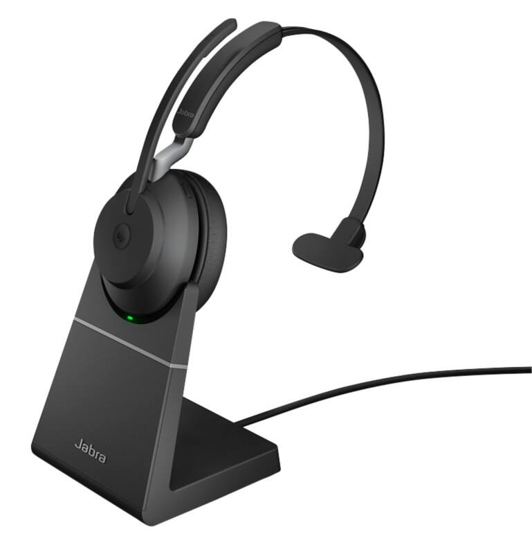 Jabra Evolve2 65 Kabellos Headset Bluetooth, USB Mit Mikrofon Mono Schwarz