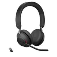 Jabra Evolve2 65 Kabellos Headset Bluetooth, USB Mit Mikrofon Stereo Schwarz