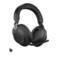 Jabra Evolve2 85 Kabellos Headset Bluetooth, 3.5 mm Jack, USB Active Noise Cancelling Mit Mikrofon Stereo Schwarz
