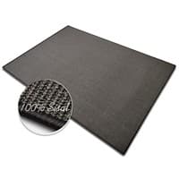 Sisal-Teppich Floordirekt STEP Sylt Grau Sisal 500 x 2500 mm
