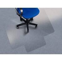 Bodenschutzmatte mit Lippe office marshal Teppich Transparent Polycarbonat 1150 x 1340 mm