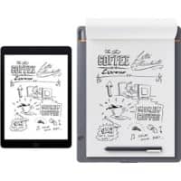 Wacom Bamboo Slate Large - Digitalisierer - 21 x 29,7 cm - elektromagnetisch - drahtlos - Bluetooth - medium gray with orange accents (CDS-810S)