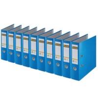 Bene No.1 Power Ordner A4 80 mm Blau 2 Ringe No.1 Power 291400 PP (Polypropylen) Glatt Hochformat 10 Stück