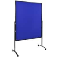 Legamaster PREMIUM PLUS Filz Pinnwand Freistehend 126 (B) x 58 (T) x 196 (H) cm Aluminium Blau