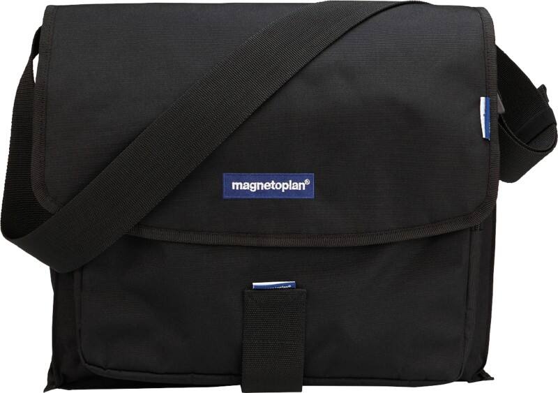 magnetoplan Präsentations-Kit Moderationstasche Messenger Schwarz 39 x 35 cm