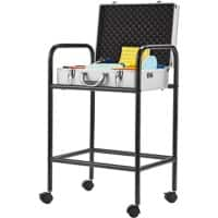 magnetoplan Trolley für Moderationskoffer Schwarz 53 x 80 cm