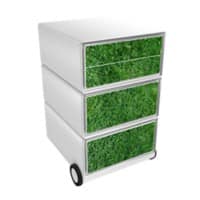 PAPERFLOW Rollcontainer easyBox 4 horizontale Schubladen 642x390x436mm PERSO GOLF