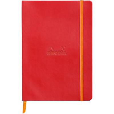 Rhodia Notizbuch DIN A5 Liniert Rot Nicht perforiert 160 Seiten 80 Blatt