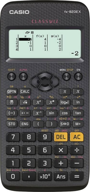 Casio Wissenschaftlicher Taschenrechner Schwarz Batterie FX-82DEX