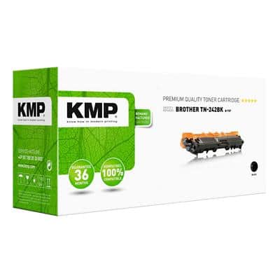 Kompatible KMP Brother TN-242BK Tonerkartusche Schwarz