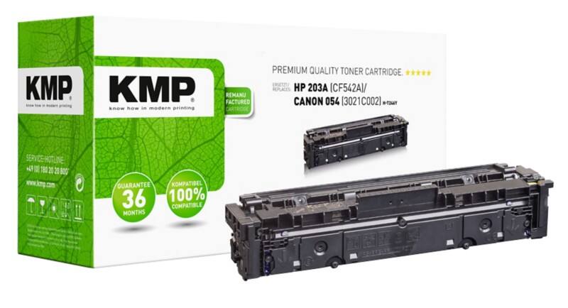 Kompatible KMP HP 203A Tonerkartusche CF542A Gelb