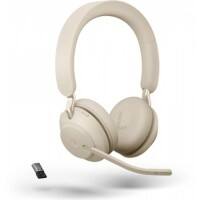 JABRA Headset Evolve2 65 Kabellos Stereo Über das Ohr, Kopfbügel Geräuschunterdrücker: Ja Bluetooth Crème 26599-999-998