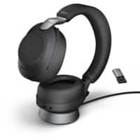 JABRA Headset Evolve2 85 Verkabelt / Kabellos Stereo Über das Ohr, Kopfbügel Geräuschunterdrücker: Ja Bluetooth, 3.5 mm Klinke Schwarz 28599-989-989