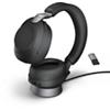 JABRA Headset Evolve2 85 Verkabelt / Kabellos Stereo Über das Ohr, Kopfbügel Geräuschunterdrücker: Ja Bluetooth, 3.5 mm Klinke Schwarz 28599-989-989