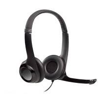 LOGITECH Headset H390 Verkabelt Stereo Über das Ohr Geräuschunterdrücker: Ja USB Schwarz