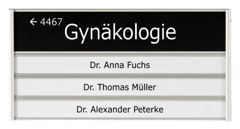 Ultradex Türschild Aluminium 18 x 9 cm 310377