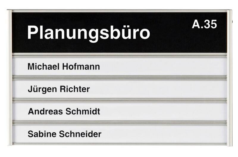 Ultradex Türschild Aluminium 18 x 10,8 cm 310477