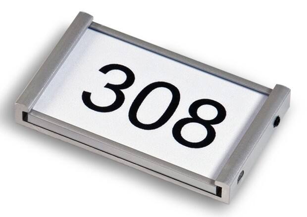 Ultradex Türschild Aluminium 6 x 3,6 cm 310977