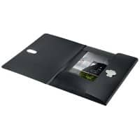 Leitz Recycle 3-Klappen Sammelmappe A4 CO2 Neutral Schwarz 80% Recycelter Kunststoff