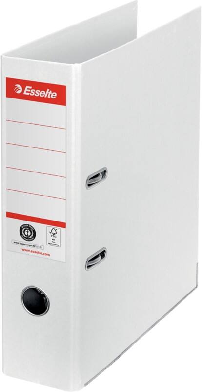 Esselte No.1 Power Ordner Breit A4 75 mm Weiß 2 Ringe 627570 Pappkarton Hochformat