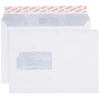 Elco Premium Briefumschläge Mit Fenster C5 229 (B) x 162 (H) mm Abziehstreifen Weiß 100 g/m² 500 Stück