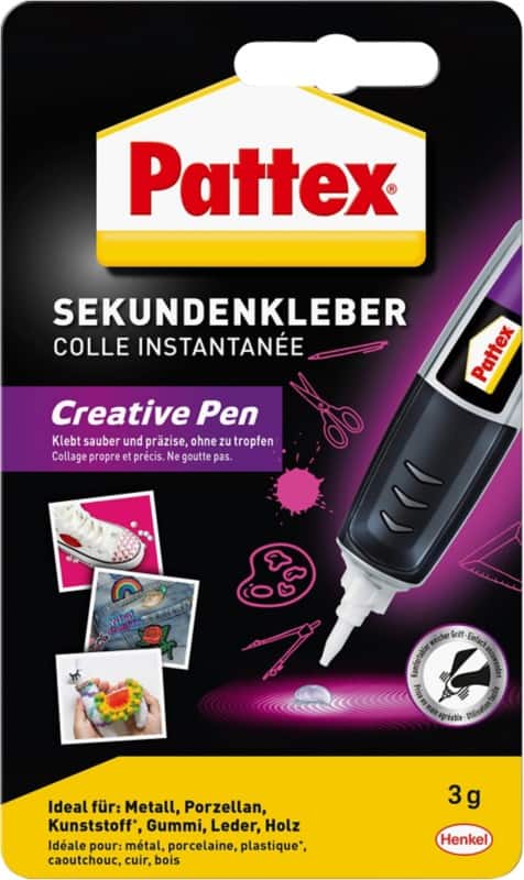 Pattex Perfect Pen Sekundenkleber Permanent Gel Transparent Flüssig 3 g