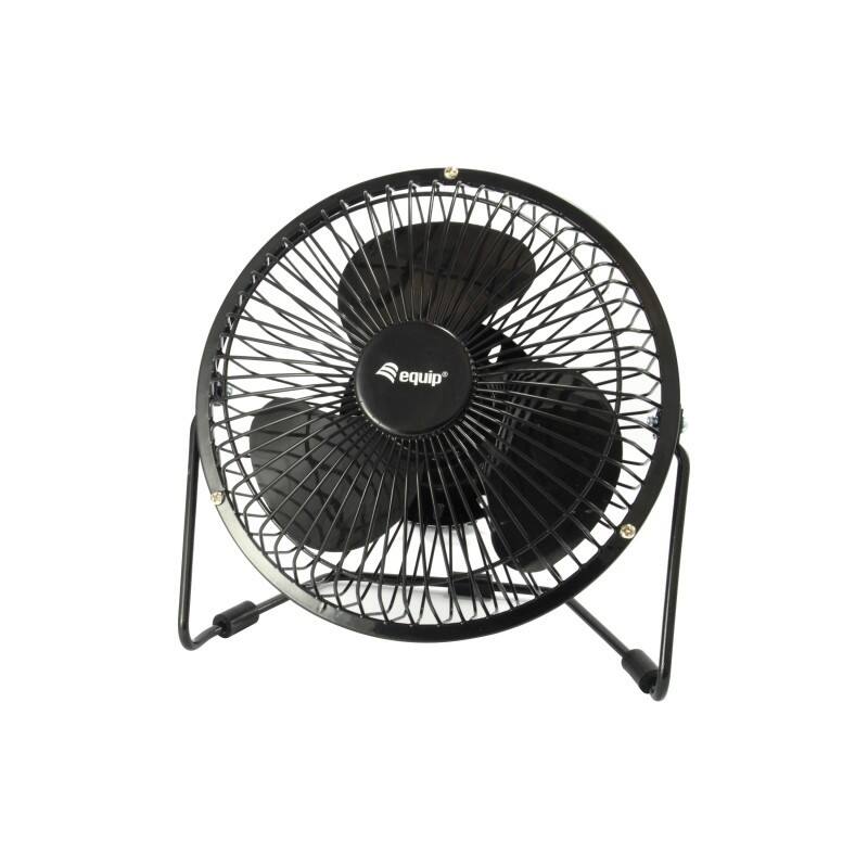 equip LIFE Nicht Höhenverstellbar Tischventilator USB 1 Geschwindigkeit 15 cm Schwarz 245420 15,2 cm