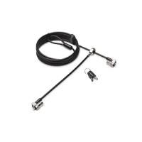 Kensington MicroSaver 2.0 Doppel-Laptop-Schloss mit Schlüssel Silber