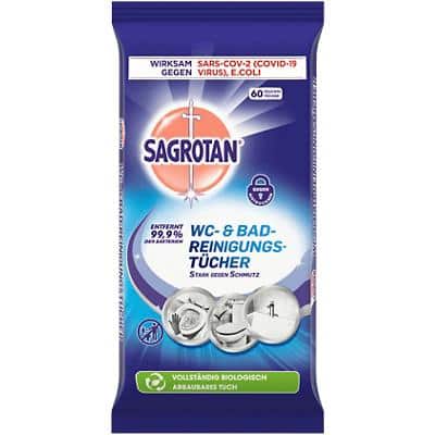 Sagrotan WC- & Bad-Reinigungstücher 60 Stück