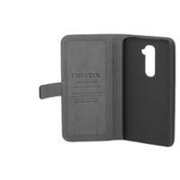 NEVOX Flip Cover 1196 LG G2 Schwarz, Grau