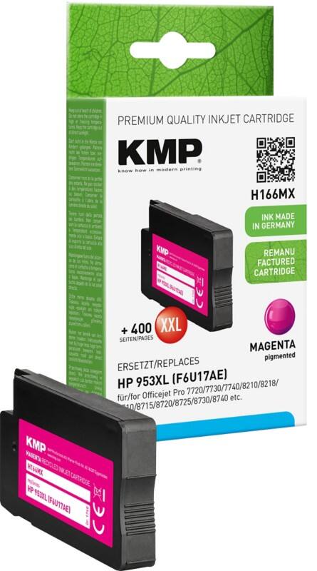 KMP Kompatibel HP 953XL Tintenpatrone F6U17AE Magenta