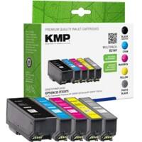 KMP E216V Tintenpatrone Kompatibel mit Epson 33 Schwarz, Photo Schwarz, Cyan Magenta, Gelb