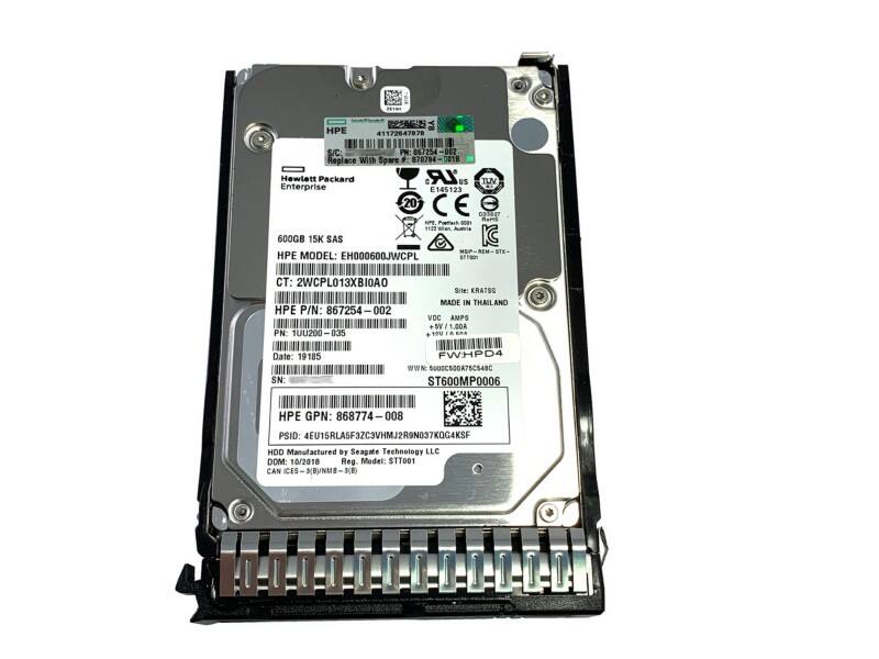 HP Interne Festplatte 870794-001 600 GB 870794-001