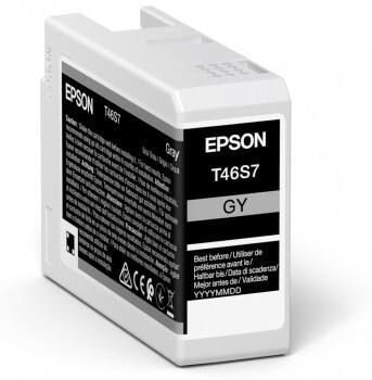Epson T46S7 Original Tintenpatrone C13T46S700 Grau